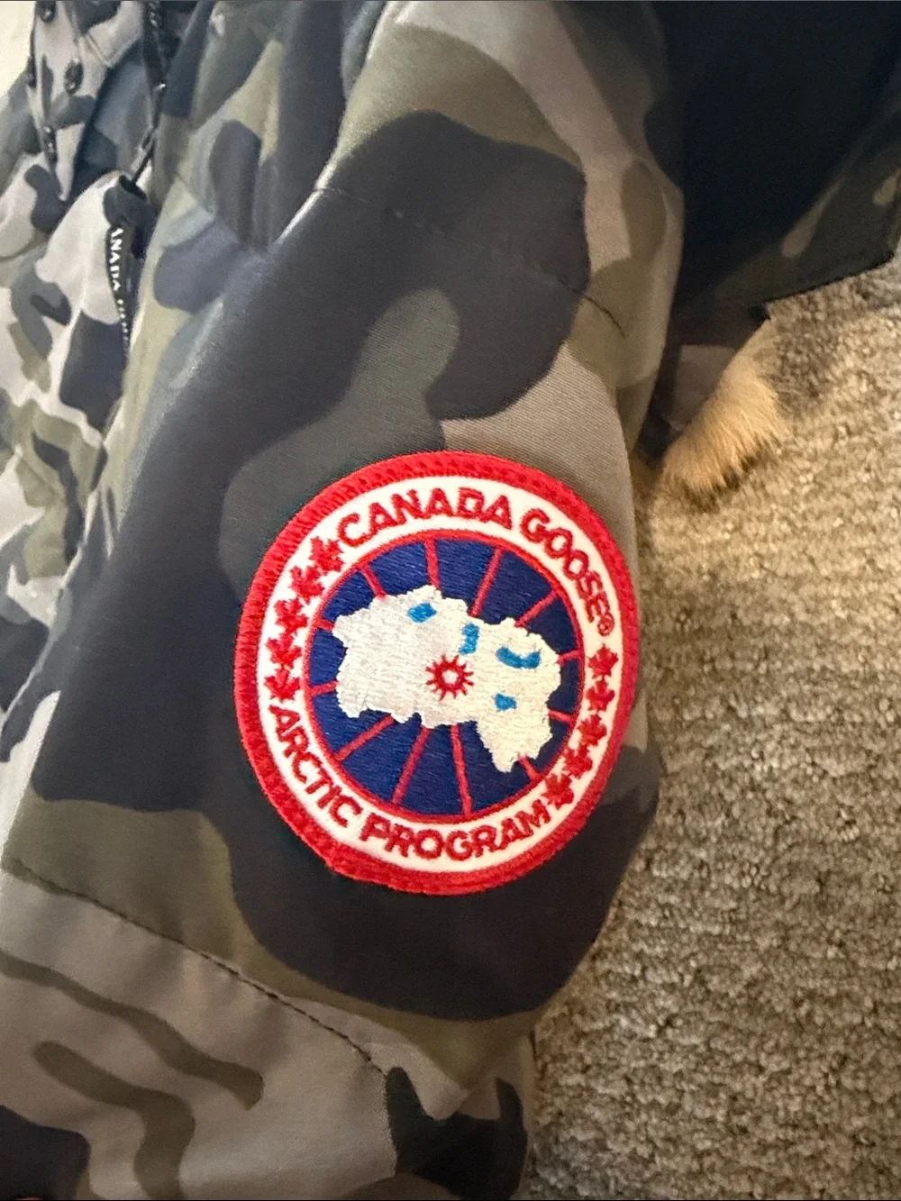 Canada Goose Women’s Camouflage Puffer Jacket - Olive/Gray/Black